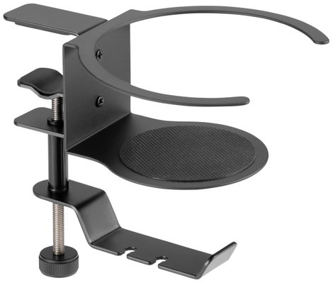 SpeaKa Professional SP-HCH-120 Fejhallgató tartó Beépített kábelvezető Fekete