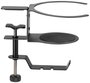 SpeaKa Professional SP-HCH-120 Fejhallgató tartó Beépített kábelvezető Fekete 4. bélyegkép