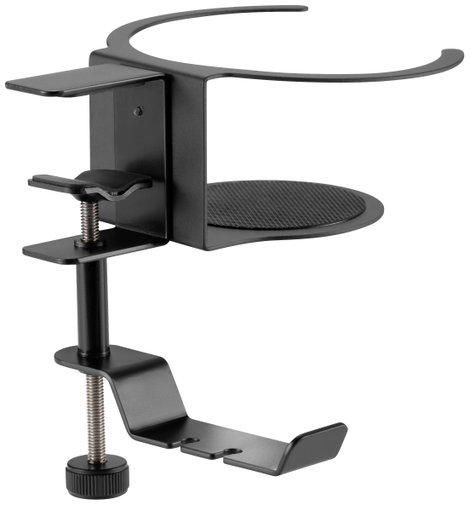 SpeaKa Professional SP-HCH-120 Fejhallgató tartó Beépített kábelvezető Fekete 5. kép