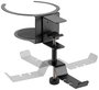 SpeaKa Professional SP-HCH-120 Fejhallgató tartó Beépített kábelvezető Fekete 6. bélyegkép