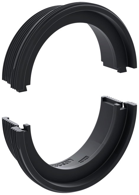 CONTA-CLIP KDS-RGA M63 BK Menet- és reteszelés adapter Lemezvastagság (max.) 7 mm Poliamid 6.6 Feket