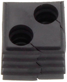 CONTA-CLIP KDS-DE 2X8 BK Tömítő elem Termoplasztikus elasztomer Fekete 10 db