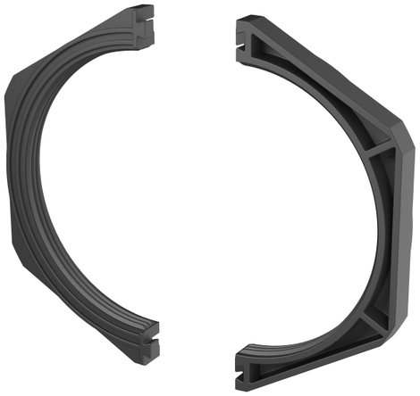 CONTA-CLIP KDS-GM 63 BK Ellenanya M63 Poliamid 6.6 Fekete 5 db 2. kép