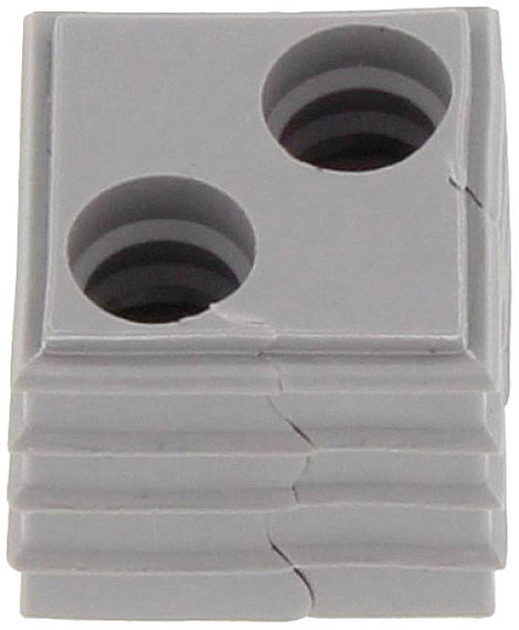 CONTA-CLIP KDS-DE 2X8 GR Tömítő elem Termoplasztikus elasztomer Szürke 10 db