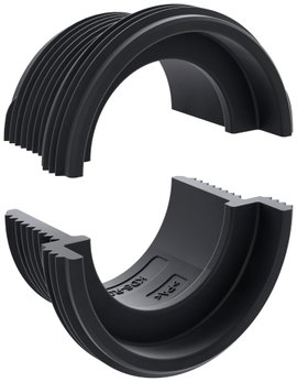 CONTA-CLIP KDS-RGA M32 BK Menet- és reteszelés adapter Lemezvastagság (max.) 7 mm Poliamid 6.6 Feket