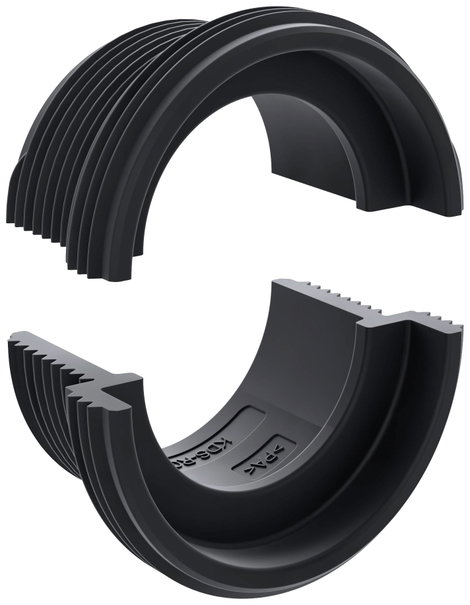 CONTA-CLIP KDS-RGA M32 BK Menet- és reteszelés adapter Lemezvastagság (max.) 7 mm Poliamid 6.6 Feket