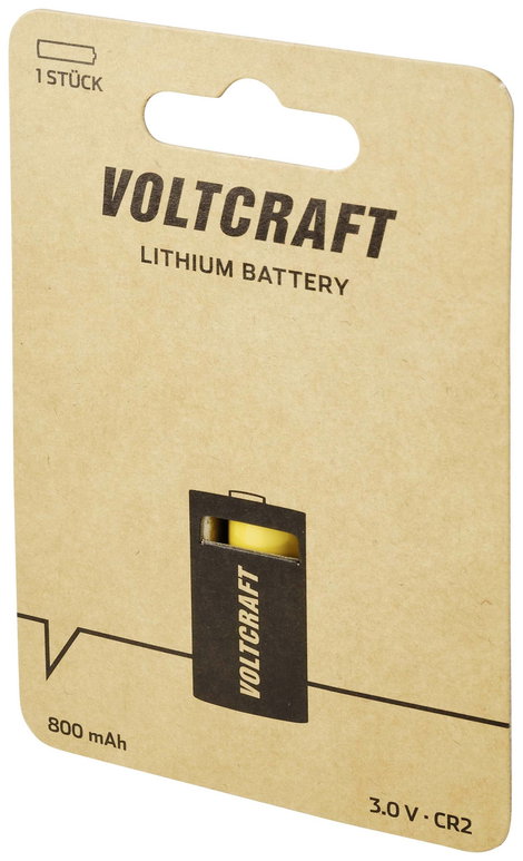 VOLTCRAFT CR2 CR 2 Fotóelem Lítium 800 mAh 3 V 1 db 2. kép