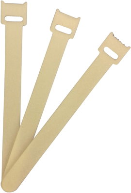Tépőzáras kábelkötöző, 150 mm x 13 mm, fehér, Fastech ETK-3-150-0000