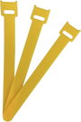 Tépőzáras kábelkötöző, 150 mm x 13 mm, sárga, Fastech ETK-3-150-0000 bélyegkép