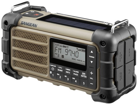 Sangean MMR-99 Kültéri rádió URH Vészhelyzeti rádió, Bluetooth® Napelem, Fröccsenő víz ellen védett, 10. kép