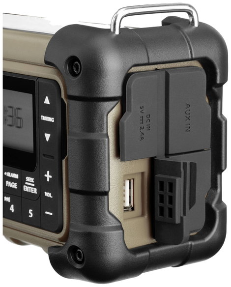 Sangean MMR-99 Kültéri rádió URH Vészhelyzeti rádió, Bluetooth® Napelem, Fröccsenő víz ellen védett, 4. kép