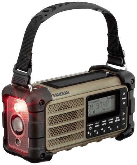 Sangean MMR-99 Kültéri rádió URH Vészhelyzeti rádió, Bluetooth® Napelem, Fröccsenő víz ellen védett, 5. kép
