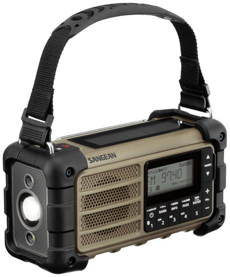 Sangean MMR-99 Kültéri rádió URH Vészhelyzeti rádió, Bluetooth® Napelem, Fröccsenő víz ellen védett, 6. kép
