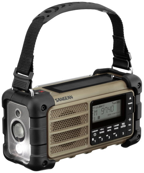 Sangean MMR-99 Kültéri rádió URH Vészhelyzeti rádió, Bluetooth® Napelem, Fröccsenő víz ellen védett, 7. kép