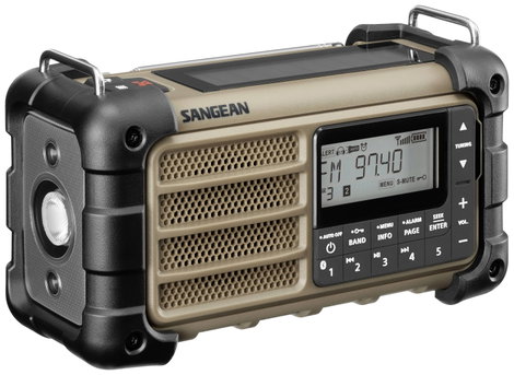 Sangean MMR-99 Kültéri rádió URH Vészhelyzeti rádió, Bluetooth® Napelem, Fröccsenő víz ellen védett, 8. kép