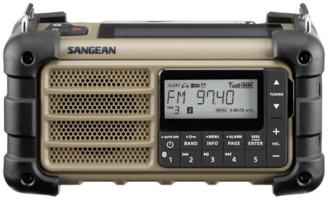 Sangean MMR-99 Kültéri rádió URH Vészhelyzeti rádió, Bluetooth® Napelem, Fröccsenő víz ellen védett, 9. kép