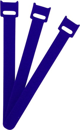 Tépőzáras kábelkötöző, 150 mm x 13 mm, kék, Fastech ETK-3-050-0208