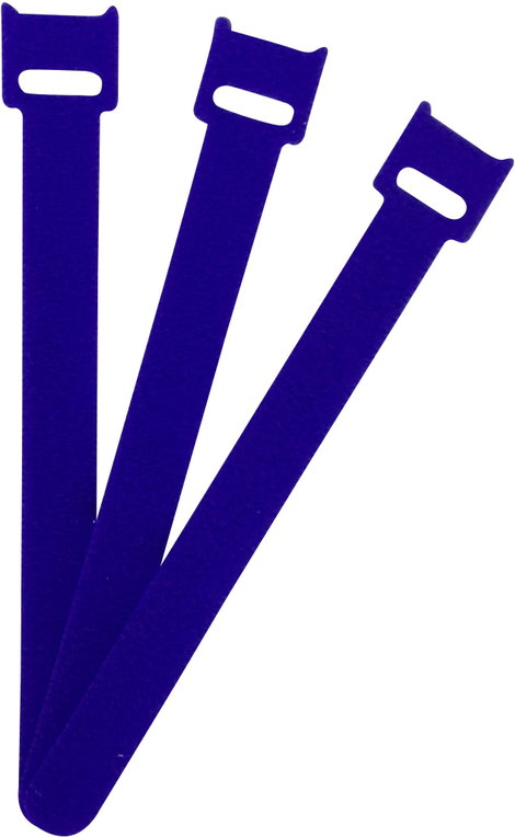 Tépőzáras kábelkötöző, 150 mm x 13 mm, kék, Fastech ETK-3-050-0208