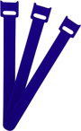 Tépőzáras kábelkötöző, 150 mm x 13 mm, kék, Fastech ETK-3-050-0208 bélyegkép