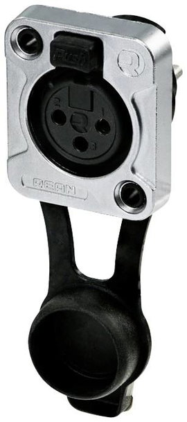 Rean AV RRX3F-Z-000-1 XLR csatlakozó Alj, beépíthető Pólusszám: 3 1 db