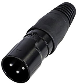 Rean AV RCX3M-Z-001-1 XLR csatlakozó Dugó, egyenes Pólusszám: 3 1 db