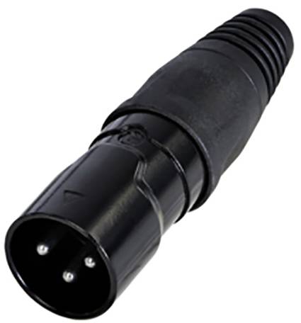 Rean AV RCX3M-Z-001-1 XLR csatlakozó Dugó, egyenes Pólusszám: 3 1 db