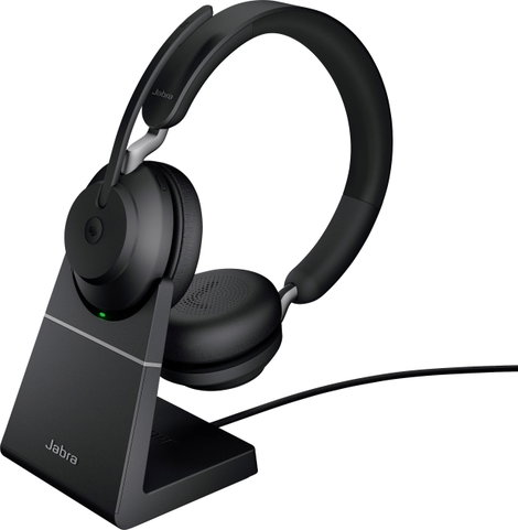 Jabra Evolve2 65 MS Telefon On Ear headset Bluetooth® Stereo Fekete Hangerő szabályozás, Elemtöltés 4. kép