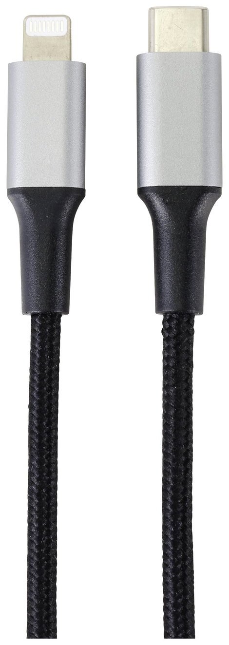 Renkforce USB-C®, Apple lightning Csatlakozókábel [1x USB 2.0 dugó, C típus - 1x Apple Dock dugó Lig 2. kép