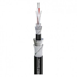 Sommer Cable 200-0241AQ Mikrofonkábel 2 x 0.25 mm² Fekete méteráru