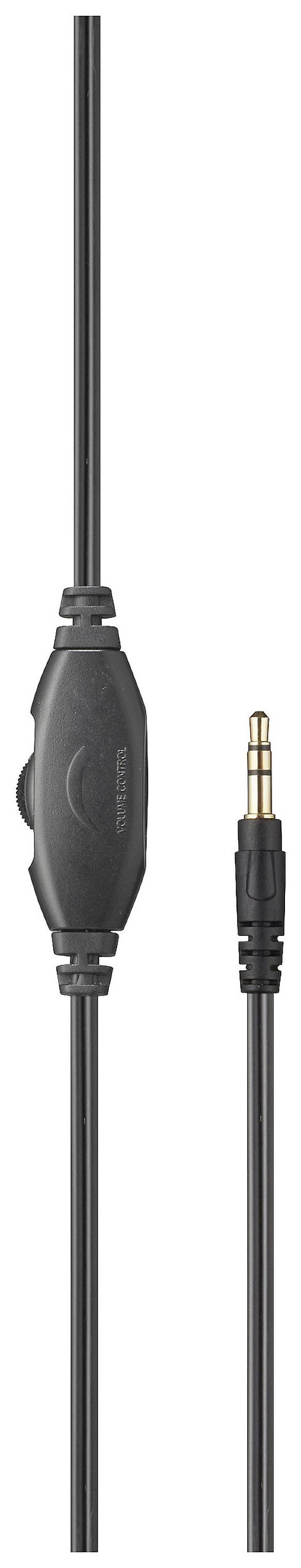 Renkforce RF-HS-130 On Ear fejhallgató Vezetékes Stereo Fekete Hangerő szabályozás 4. kép