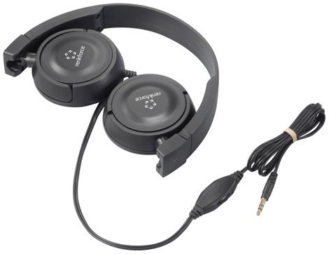 Renkforce RF-HS-130 On Ear fejhallgató Vezetékes Stereo Fekete Hangerő szabályozás 6. kép