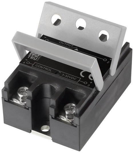 TRU COMPONENTS Félvezető relé TC-GSR-1-40DD 40 A Kapcsolási feszültség (max.): 220 V/DC Egyenáram át 4. kép
