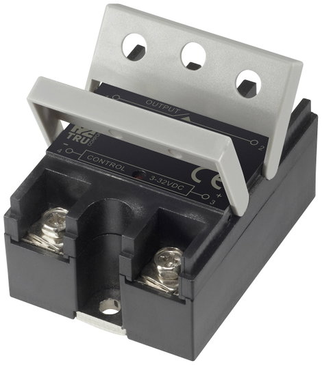 TRU COMPONENTS Félvezető relé TC-GSR-1-60DA 60 A Kapcsolási feszültség (max.): 480 V/AC Egyenáram át 4. kép