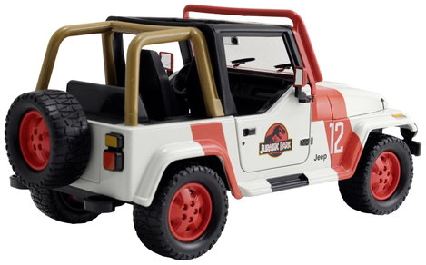 JADA TOYS Jurassic Park 1992 Jeep Wrangler 1:24 Autómodell 2. kép