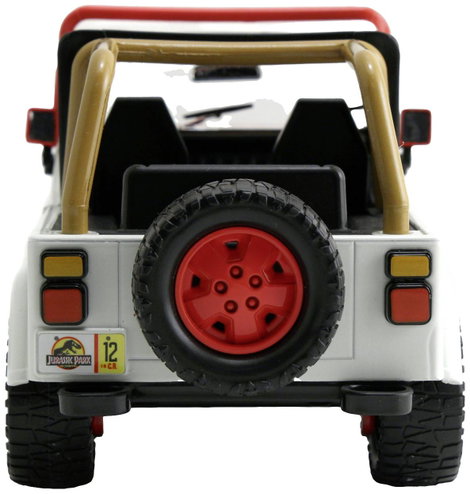 JADA TOYS Jurassic Park 1992 Jeep Wrangler 1:24 Autómodell 3. kép