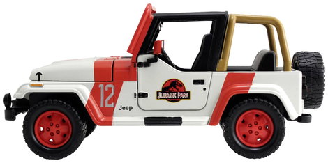 JADA TOYS Jurassic Park 1992 Jeep Wrangler 1:24 Autómodell 5. kép