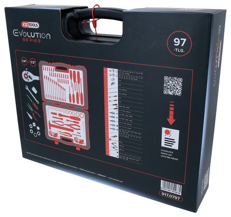 KS Tools 917.0797 917.0797 Szerszámkészlet Univerzális hordtáskában 97 részes 3. kép