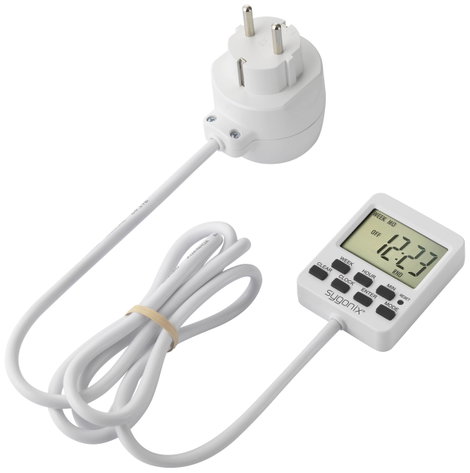 Sygonix SY-5178380 Időkapcsoló óra Digitális Heti program 3500 W Visszaszámláló funkció, Folyamatos 3. kép