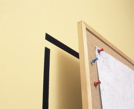 Tesa öntapadós tépőzár, tépőzáras ragasztó 8 pár kerek 16 mm fehér TESA On & Off 55226-03-00 2. kép