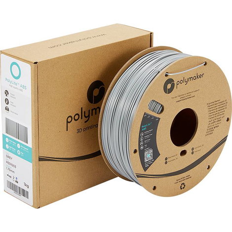 Polymaker PE01003 PolyLite 3D nyomtatószál ABS műanyag közel szagtalan 1.75 mm 1000 g Szürke 1 db 5. kép