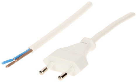Max Hauri AG 108786 Csatlakozókábel Áram Fehér 3 m 2. kép