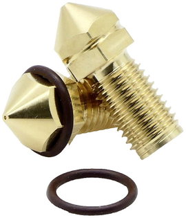 FabConstruct fúvóka sárgaréz 0,4 mm Ultimaker UM3, S3, S5, S5 Pro készülékekhez Brass Nozzle AA RN35