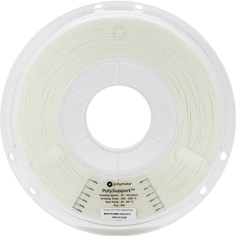 Polymaker PD04001 Polysupport Breakaway 3D nyomtatószál Support anyag 1.75 mm 750 g Gyöngyfehér 1 db 2. kép