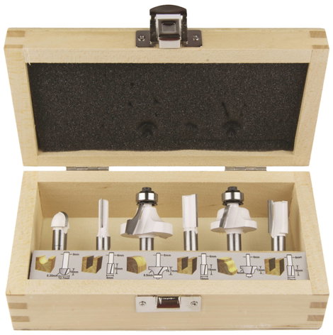 Makita D-53540 Maró készlet Szár átmérő 8 mm 6 részes