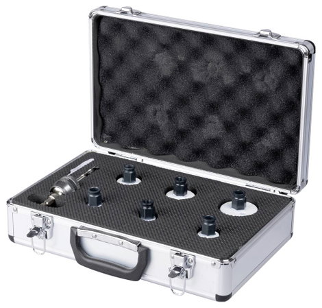 Makita E-12310 Lyukfűrész készlet 8 részes 16 mm, 20 mm, 25 mm, 32 mm, 40 mm, 51 mm 1 készlet 2. kép