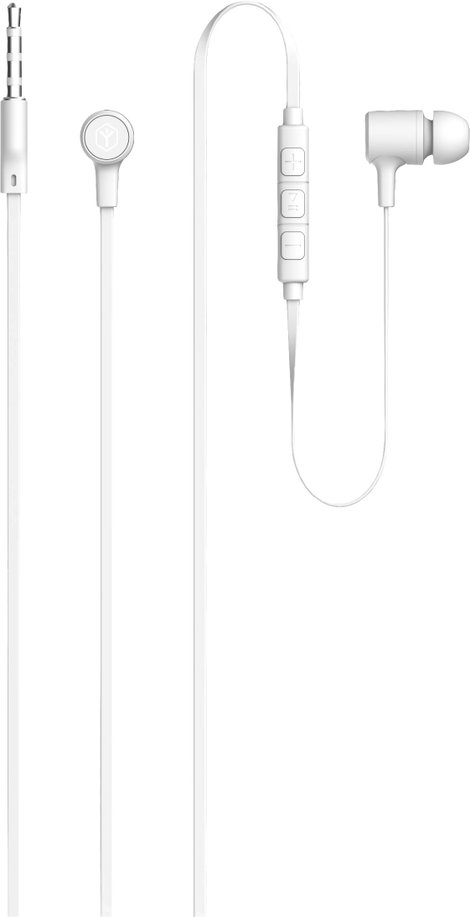 RYGHT NIYO In Ear headset Vezetékes Stereo Fehér Headset, Hangerő szabályozás 2. kép