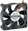 SEPA PLB60B24FSE31A Axiális ventilátor 24 V/DC 27.6 m³/óra (H x Sz x Ma) 60 x 60 x 15 mm bélyegkép