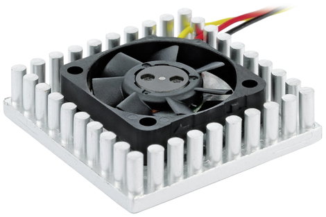 SEPA HZ25B05A-BLI Hűtőborda (H x Sz x Ma) 25 x 25 x 4.5 mm