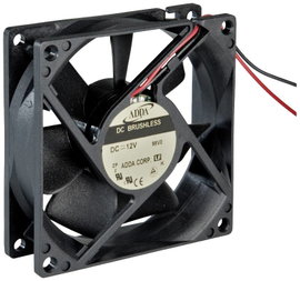 ADDA AD08012HB257104 Axiális ventilátor 12 V/DC 37.2 m³/óra (H x Sz x Ma) 80 x 80 x 25 mm