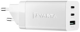 Varta High Speed Charger 65W USB-s töltőkészülék 65 W Aljzat dugó Kimenetek száma: 3 x USB, USB-C®